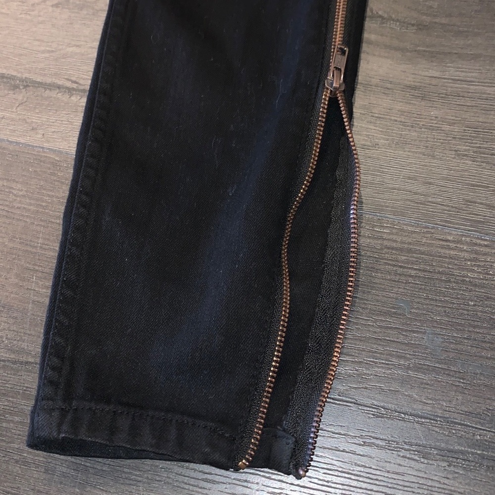 Free People Levon Full Side Zipper Skinny Jean Size 26 - Picture 10 of 15